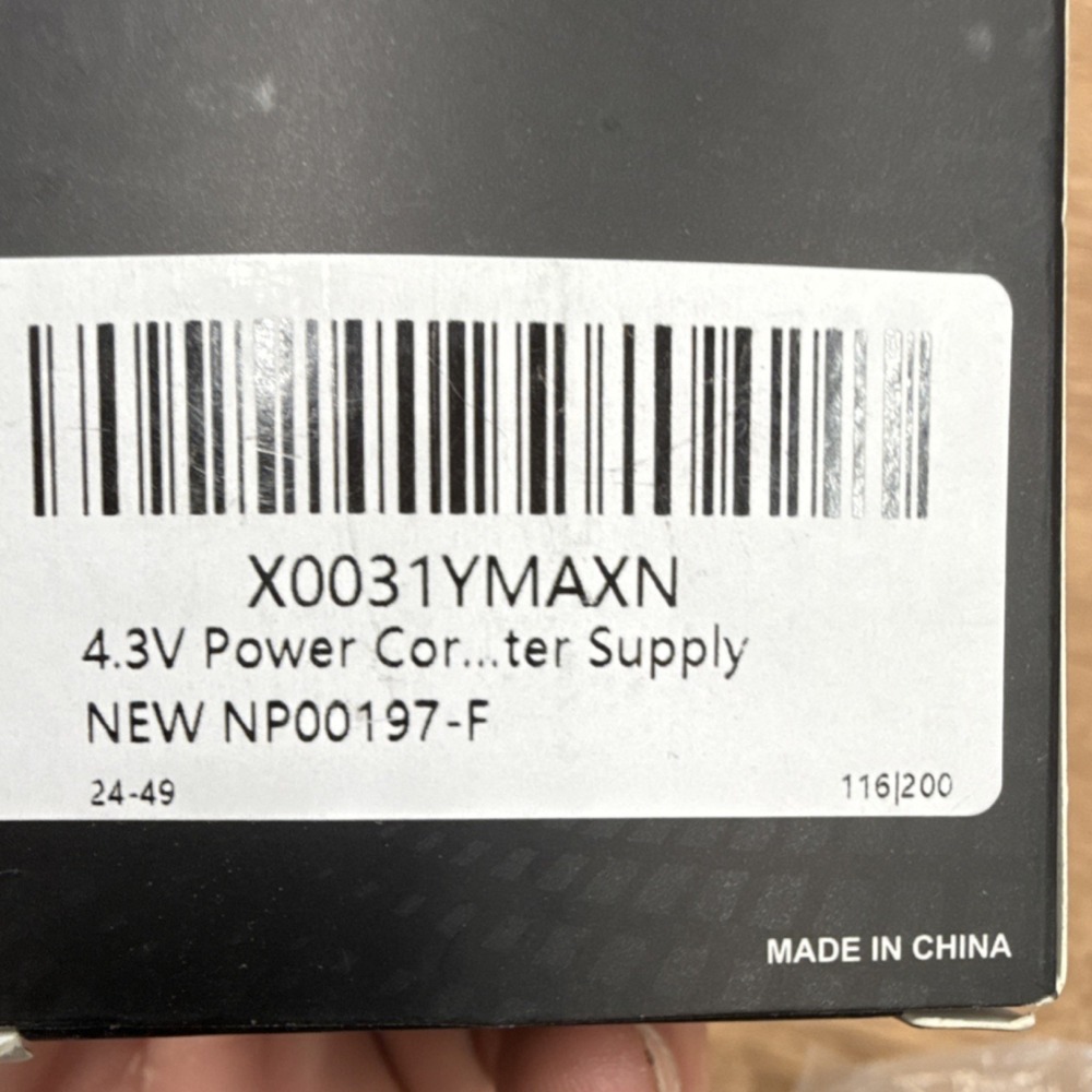 NICPOWER 4.3V AC/DC Adapter Black 2-Pin WY-0600430070U NP00197-F - Picture 3 of 8